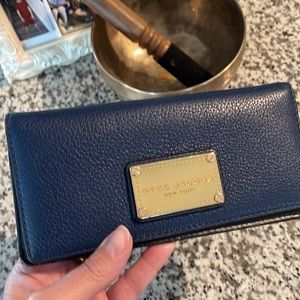 Marc Jacobs wallet. Pebbled leather, has some wear but lots of life left.